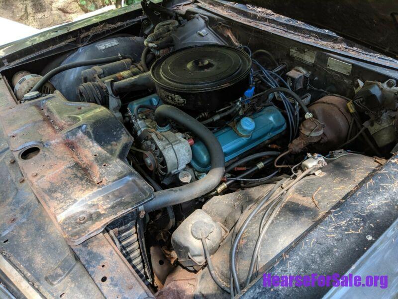 1966 Pontiac Bonneville Hearseambulance 1966 Pontiac Bonneville Hearse/Ambulance engine