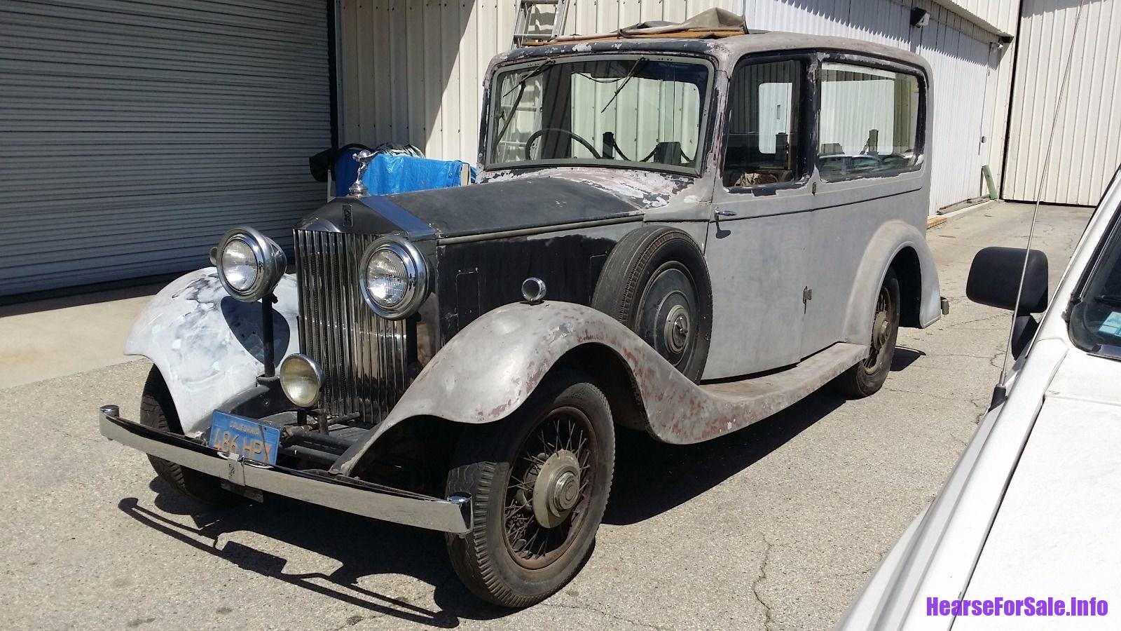 1934 Rolls-Royce 20/25 Hearse by Alpe & Saunders