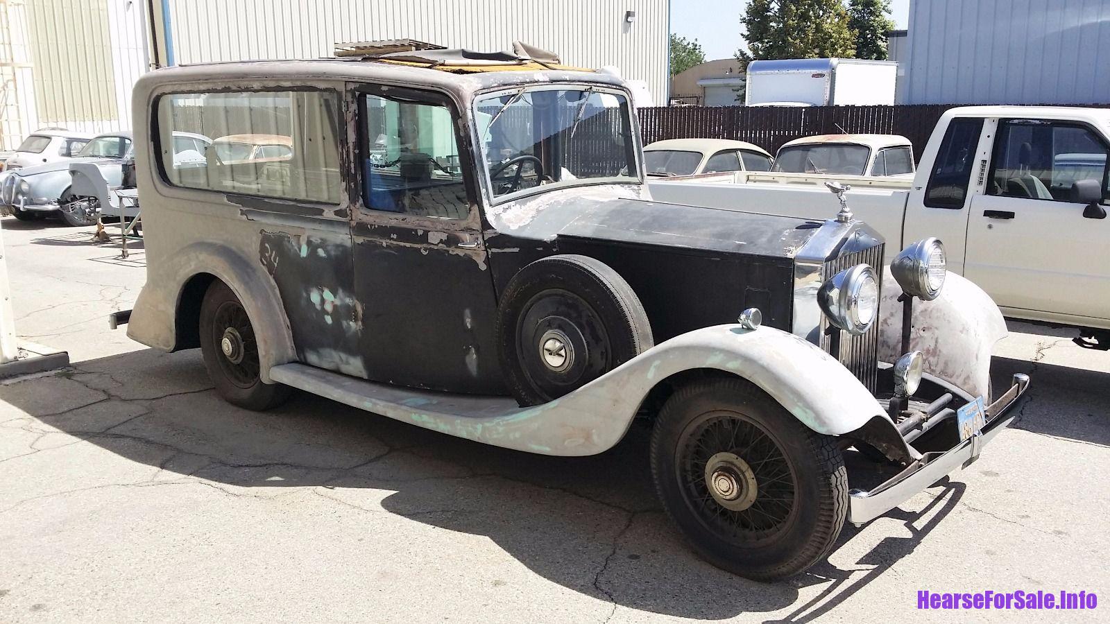 1934 Rolls-Royce 20/25 Hearse by Alpe & Saunders
