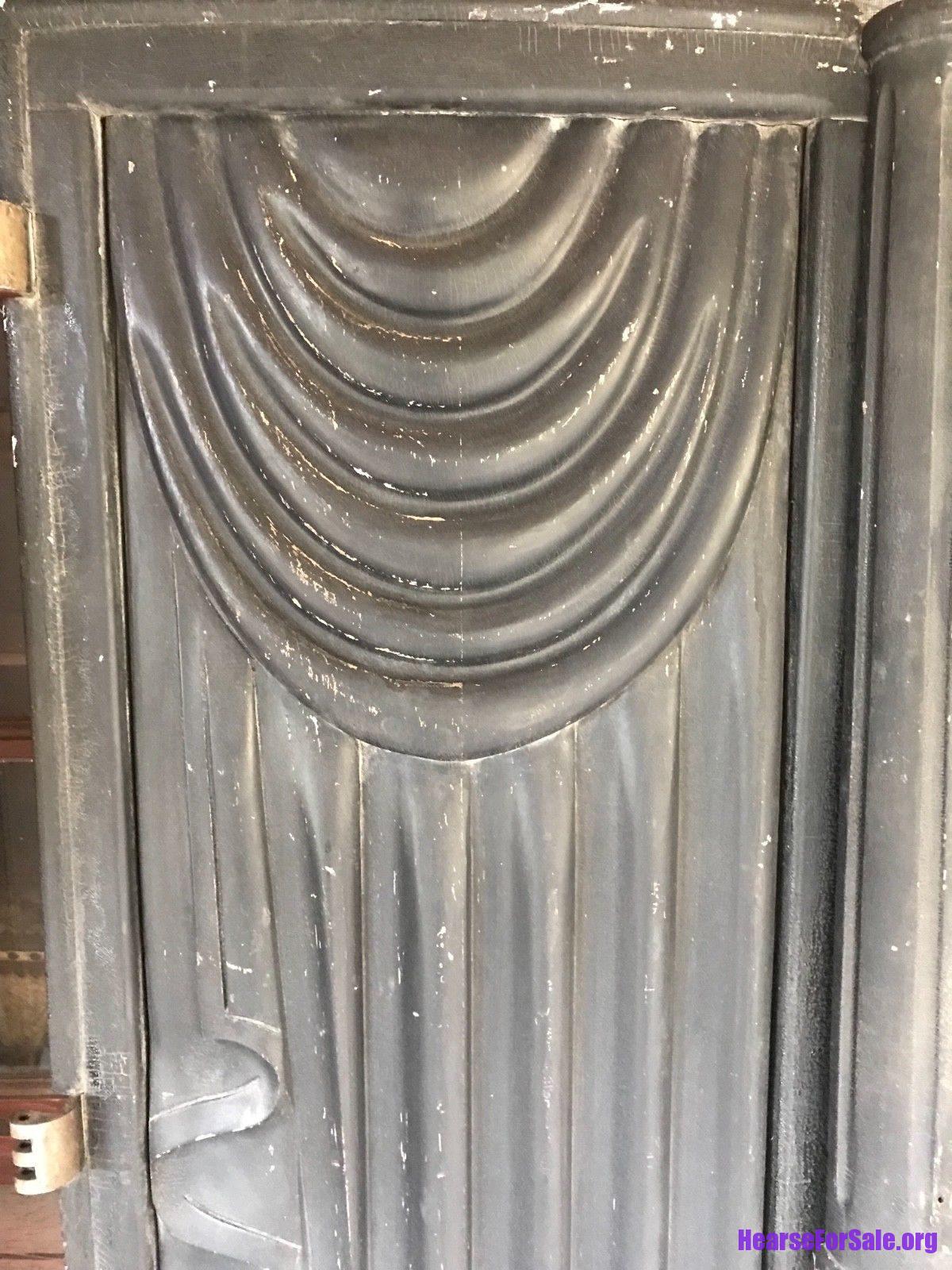 Victorian Horse drawn Wood Hearse Doors Victorian Horse-drawn Wood Hearse Doors